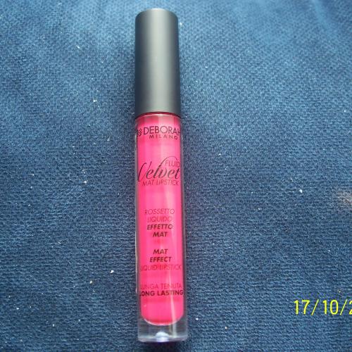 Deborah Fluid Velvet Mat Lipstick, Mat Effect Liquid Lipstick (Matowa pomadka w płynie) - opinie | zdjęcie do recenzji od Smerfeta83 - 1