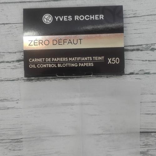 Yves Rocher Zero Defaut, Carnet de Papiers Matifiants Teint [Oil Control Blotting Papers] (Bibułki matujące) - opinie | zdjęcie do recenzji od anja1207