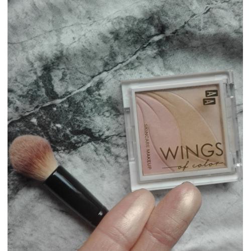 AA Wings of Color Skincare Makeup, Precious Highlighter (Rozświetlacz do modelowania, paleta 3 odcieni) - opinie | zdjęcie do recenzji od ev6 - 2
