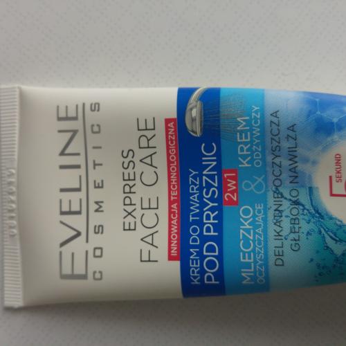 Eveline Cosmetics Express Face Care, Krem do twarzy pod prysznic 2w1 'Mleczko oczyszczające i krem odżywczy' - opinie | zdjęcie do recenzji od mama_Julii - 2