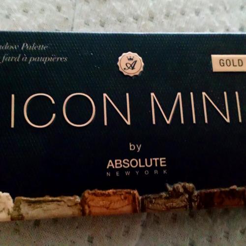 Absolute New York Icon Mini, Eyeshadow Palette Gold Glitz (Paleta mini cieni do powiek) - opinie | zdjęcie do recenzji od MadziaBanaszak - 2