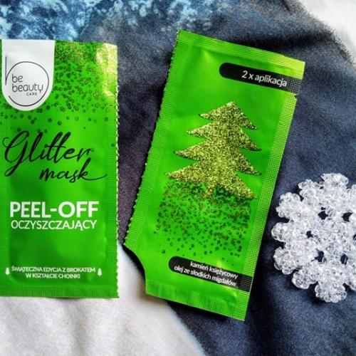 bebeauty Glitter Mask, Brokatowa maseczka do twarzy peel-off oczyszczająca `Kamień księżycowy i olej ze słodkich migdałów` - opinie | zdjęcie do recenzji od Sherifka89 - 2