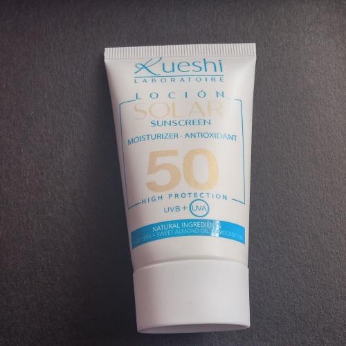 Kueshi Locion Solar, Sunscreen Moisturizer  SPF50 (Krem do opalania) - opinie | zdjęcie do recenzji od miedzia93