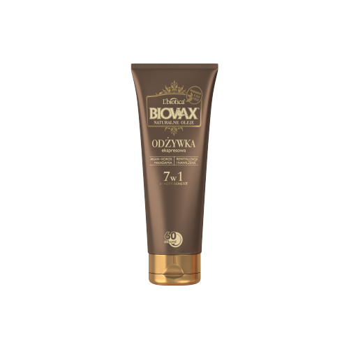 L'biotica Biovax, BB Beauty Benefit, Naturalne oleje makadamia, argan, kokos, Odżywka pielęgnacyjna 60 sekund do włosów (stara wersja) - opinie | zdjęcie do recenzji od Ninka_80