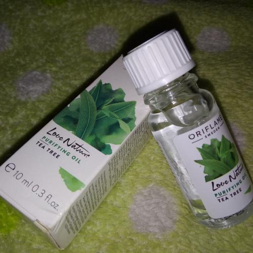 Oriflame Love Nature, Tea Tree Purifying Oil (Oczyszczający olejek z drzewa herbacianego) - opinie | zdjęcie do recenzji od natala1108