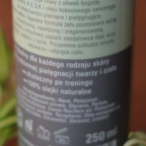 Bioline Sandalwood,  Face & Body Shower Gel  for Men (Żel po prysznic dla mężczyzn) - opinie | zdjęcie do recenzji od Janettt92 - 3