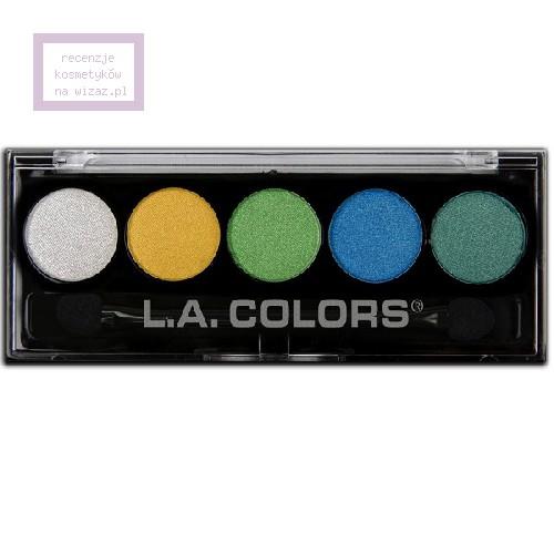 L.A. Colors 5 Color Metallic Eyeshadow (Paleta 5 cieni do powiek) - opinie | zdjęcie do recenzji od indja2 - 1
