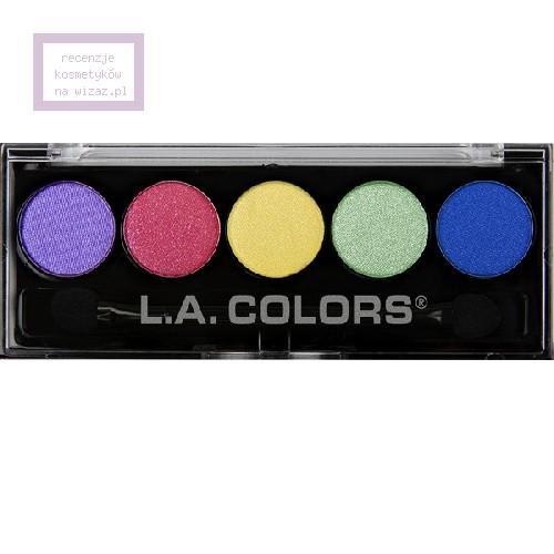 L.A. Colors 5 Color Metallic Eyeshadow (Paleta 5 cieni do powiek) - opinie | zdjęcie do recenzji od indja2 - 2