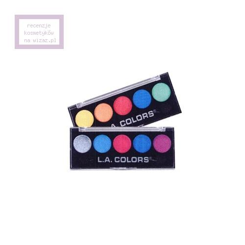 L.A. Colors 5 Color Metallic Eyeshadow (Paleta 5 cieni do powiek) - opinie | zdjęcie do recenzji od indja2 - 3