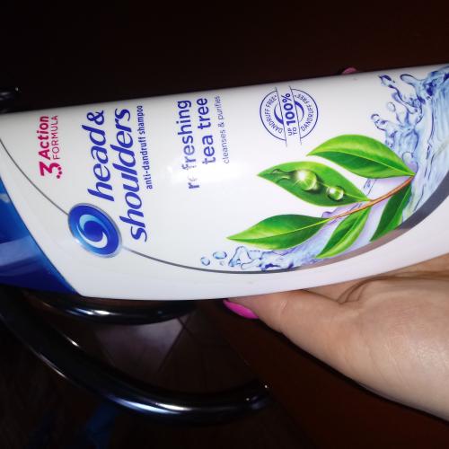 Head & Shoulders Refreshing Tea Tree,  Anti - Dandruff Shampoo (Szampon przeciwłupieżowy) - opinie | zdjęcie do recenzji od jowitalewicka31