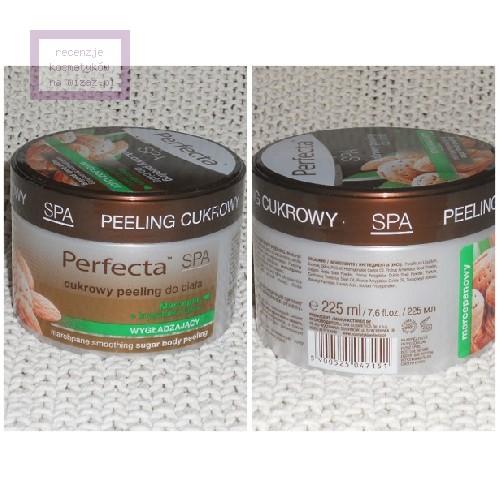 Perfecta SPA, Cukrowy peeling do ciała złuszczająco - wygładzający marcepanowy - opinie | zdjęcie do recenzji od kotkacper