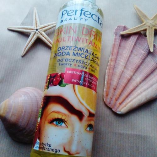 Perfecta Skin Drink, Orzeźwiająca woda micelarna do oczyszczania twarzy, oczu i ust - opinie | zdjęcie do recenzji od dastiinqa