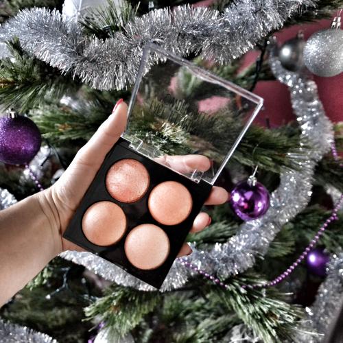 My Secret Face Illuminator Powder Palette (Paleta czterech wypiekanych rozświetlaczy) - opinie | zdjęcie do recenzji od julka_testuje - 2