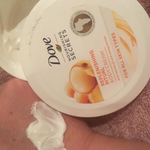 Dove Replenishing Ritual, Body Cream with Marula Oil and Mango Butter (Krem do ciała z olejem marula i masłem mango) - opinie | zdjęcie do recenzji od ivva1