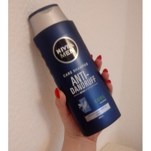 Nivea Men, Cool, Anti-dandruff Shampoo (Szampon przeciwłupieżowy do skóry wrażliwej) - opinie | zdjęcie do recenzji od redcarpet93 - 1