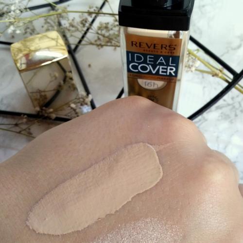 Revers Cosmetics Ideal Cover, Longlasting Makeup 16h (Długotrwały podkład silnie kryjący) - opinie | zdjęcie do recenzji od marrlo_blog - 3