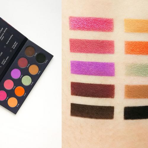 Affect Created by Karolina Matraszek, Evening Mood, Eyeshadow Palette (Paleta 10 cieni prasowanych) - opinie | zdjęcie do recenzji od MILLIOPOLONY - 2