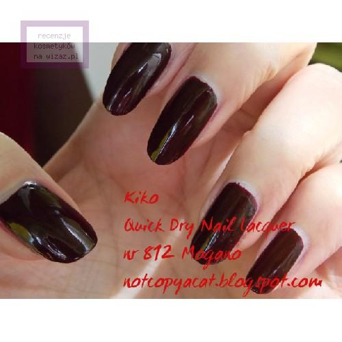 Kiko Milano Quick Dry Nail Lacquer (Lakier do paznokci szybkoschnący) - opinie | zdjęcie do recenzji od LillyS