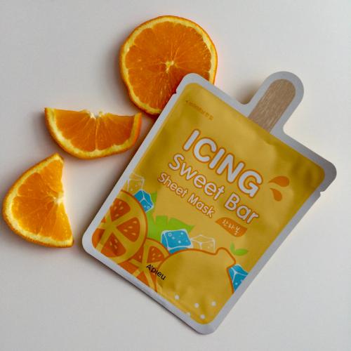 A'pieu Icing Sweet Bar, Sheet Mask `Hanrabong` (Oczyszczająco - rozjaśniająca maseczka) - opinie | zdjęcie do recenzji od MamaTestuje_