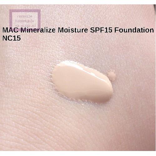 M.A.C. Mineralize, Moisture Fluid SPF 15 Foundation (Podkład nawilżający) - opinie | zdjęcie do recenzji od Odylena - 4