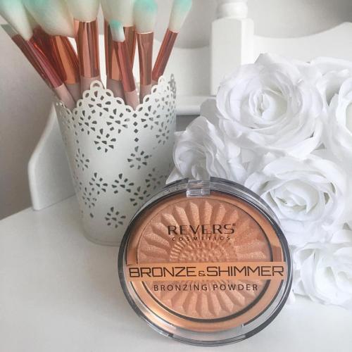 Revers Cosmetics Bronze & Shimmer, Bronzing Powder (Puder brązująco – rozświetlający) - opinie | zdjęcie do recenzji od xjuulix