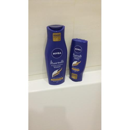 Nivea Hairmilk, Mleczna odżywka pielęgnująca do włosów o strukturze grubej - opinie | zdjęcie do recenzji od Panalpinka