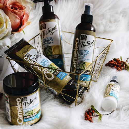 Delia Cameleo, Natural On Your Hair,  Aqua Action, Szampon nawilżający do włosów z olejem Chia - opinie | zdjęcie do recenzji od julka_testuje - 1