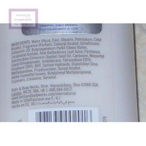 Bath & Body Works Wild Madagascar Vanilla, Body Lotion (Balsam do ciała) - opinie | zdjęcie do recenzji od Organzza - 3