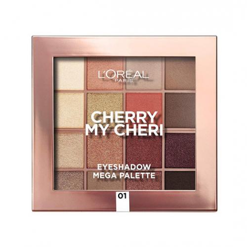 L'Oreal Paris Cherry My Cheri,  Eyeshadow Mega Palette (Paleta 16 cieni do powiek) - opinie | zdjęcie do recenzji od AsiaLuszcz