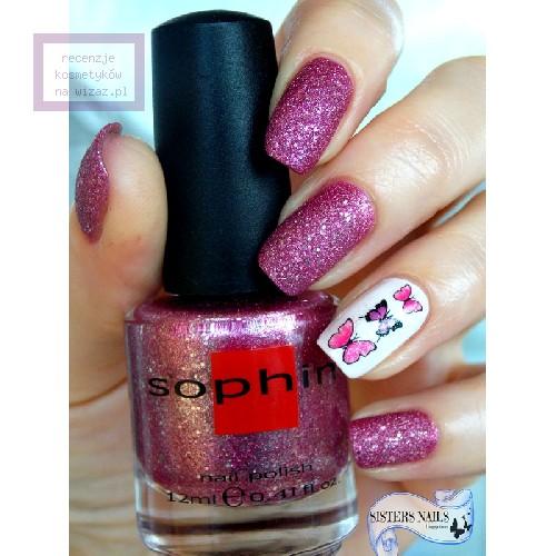 Sophin Sand Effect, Nail Polish (Piaskowy lakier do paznokci) - opinie | zdjęcie do recenzji od Sistersnails