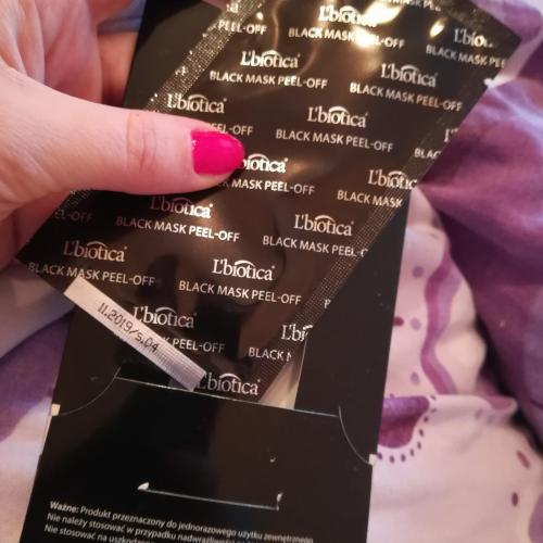 L'biotica Deep Cleansing, Black Mask Peel-off (Głębokie oczyszczanie, Czarna maska węglowa głęboko oczyszczająca) - opinie | zdjęcie do recenzji od mynia987 - 2