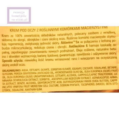 Clarena Eco Line, Stem Cells Eye Cream (Krem pod oczy z roślinnymi komórkami macierzystymi) - opinie | zdjęcie do recenzji od laura_piejko