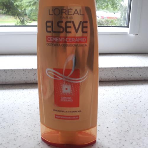 L'Oreal Paris Elseve, Cement - Ceramid, Odżywka odbudowująca przeciw łamaniu się włosów - opinie | zdjęcie do recenzji od martus2803