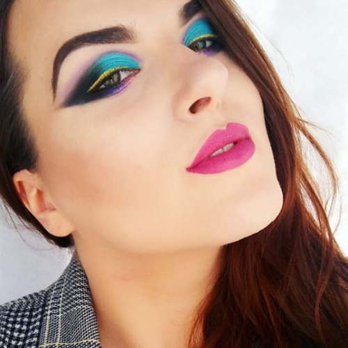 Rimmel Magnif'eyes, Electric Violet Edition Eye Contouring Palette (Paleta cieni do powiek) - opinie | zdjęcie do recenzji od Littleforrest