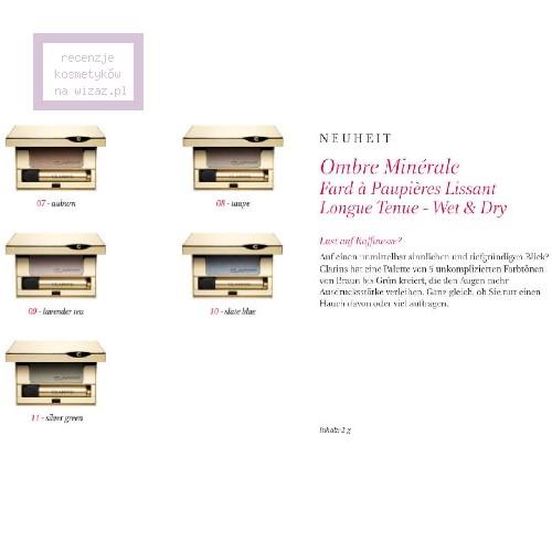 Clarins Ombre Minérale Fard à Paupières [Mono Mineral Eyeshadow] (Pojedyńcze cienie mineralne) - opinie | zdjęcie do recenzji od Ajiv - 3