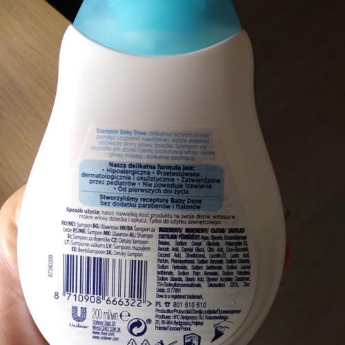 Dove Baby, Rich Moisture, Szampon dla dzieci - opinie | zdjęcie do recenzji od Gosia91505 - 3