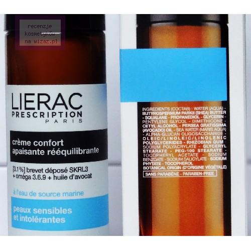 Lierac Prescription, Soothing and Balancing Comfort Cream (Krem kojący) - opinie | zdjęcie do recenzji od Wanilii Laska - 2