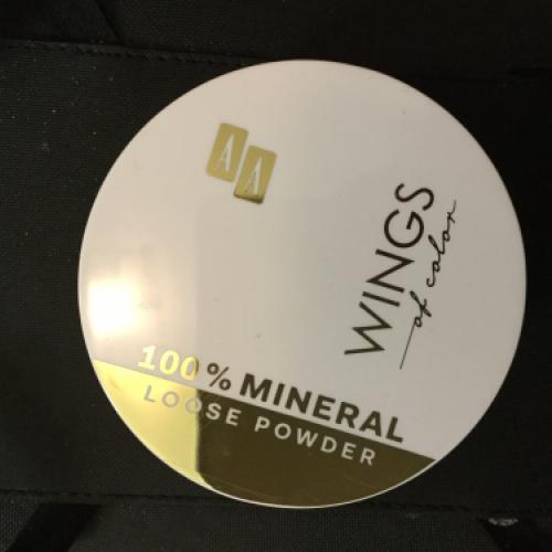 AA Wings of Color 100% Mineral Loose Powder (Puder sypki mineralny) - opinie | zdjęcie do recenzji od kijanka25