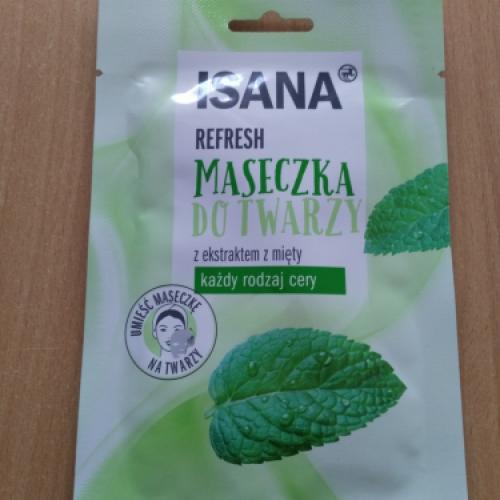 Isana Refresh, Maseczka do twarzy z ekstraktem z mięty do każdego rodzaju cery - opinie | zdjęcie do recenzji od Justa12340 - 2