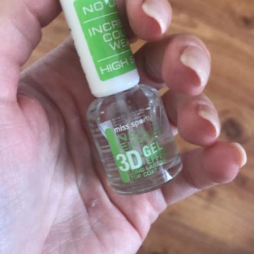 Miss Sporty Nail Expert, 3D Gel Effect Top Coat - opinie | zdjęcie do recenzji od rozarozewicz - 2