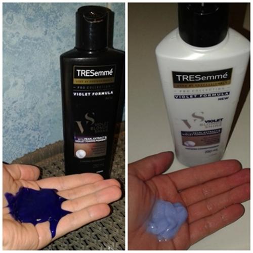 TRESemme Violet Blonde Shine, Conditioner with Pearl Extract and Violet Toning Pigments (Odżywka do włosów blond, rozjaśnianych lub siwych) - opinie | zdjęcie do recenzji od mazia135 - 1