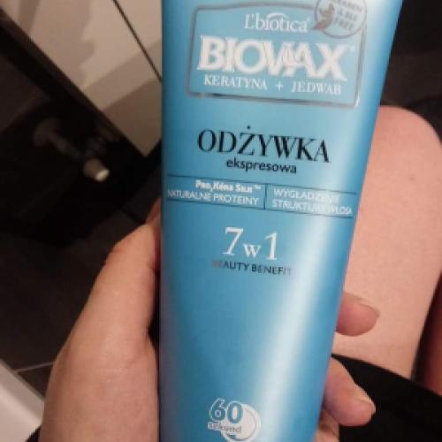 L'biotica Biovax BB Beauty Benefit, Keratyna + jedwab, Odżywka pielęgnacyjna - opinie | zdjęcie do recenzji od Under177