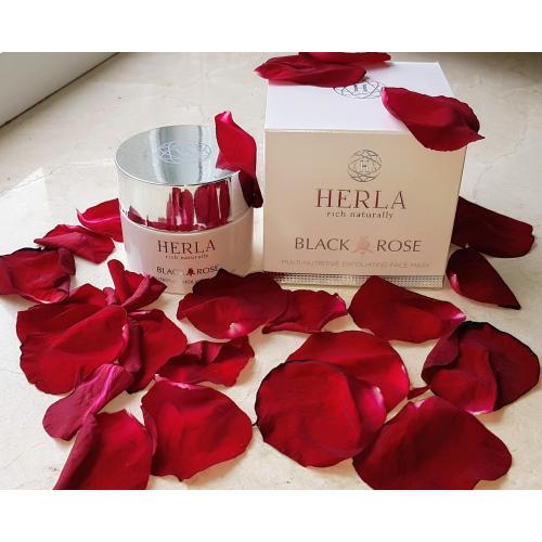 Herla Black Rose, Multi- Nutritive Exfoliating Face Mask (Multiodzywcza maska eksfoliujaca do twarzy) - opinie | zdjęcie do recenzji od Iwona_C - 1
