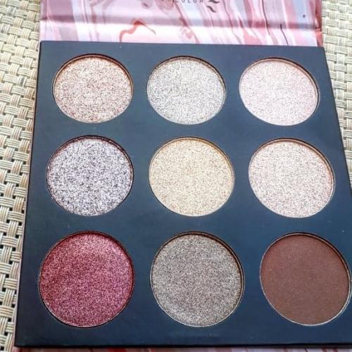 Deliplus Color, Hot Metal Eyeshadow Palette (Paleta 9 cieni do powiek) - opinie | zdjęcie do recenzji od n_makeupworld - 2