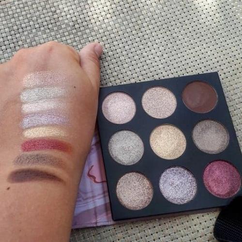 Deliplus Color, Hot Metal Eyeshadow Palette (Paleta 9 cieni do powiek) - opinie | zdjęcie do recenzji od n_makeupworld - 3