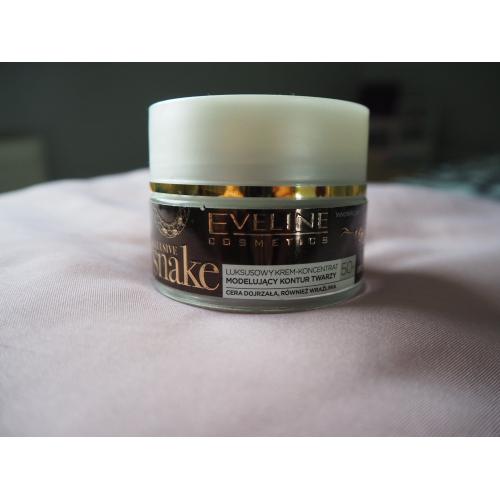 Eveline Cosmetics Exclusive Snake, Krem - koncentrat modelujący kontur twarzy na dzień i noc 50+ - opinie | zdjęcie do recenzji od kawowagosia39