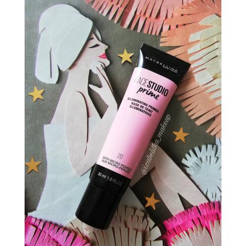 Maybelline New York Master Prime, Illuminating Primer with Micro-pearls (Rozświetlająca baza pod makijaż) - opinie | zdjęcie do recenzji od izabela_makeup