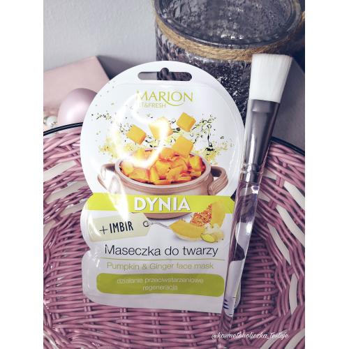 Marion Fit & Fresh, Pumpkin & Ginger Face Mask (Maseczka do twarzy 'Dynia + Imbir') - opinie | zdjęcie do recenzji od kosmetoholiczka_testuje