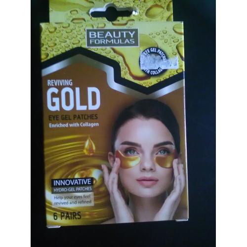 Beauty Formulas Gold Eye Gel Patches (Złote żelowe płatki pod oczy z kolagenem) - opinie | zdjęcie do recenzji od Kamea2000 - 2