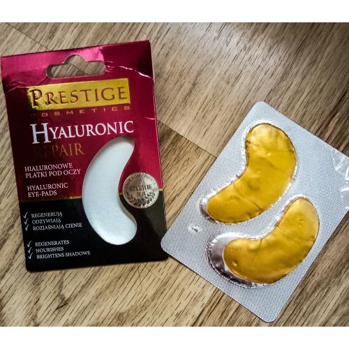 Prestige Cosmetics Hyaluronic Repair, Złote płatki pod oczy z kwasem hialuronowym - opinie | zdjęcie do recenzji od Nathaliee85